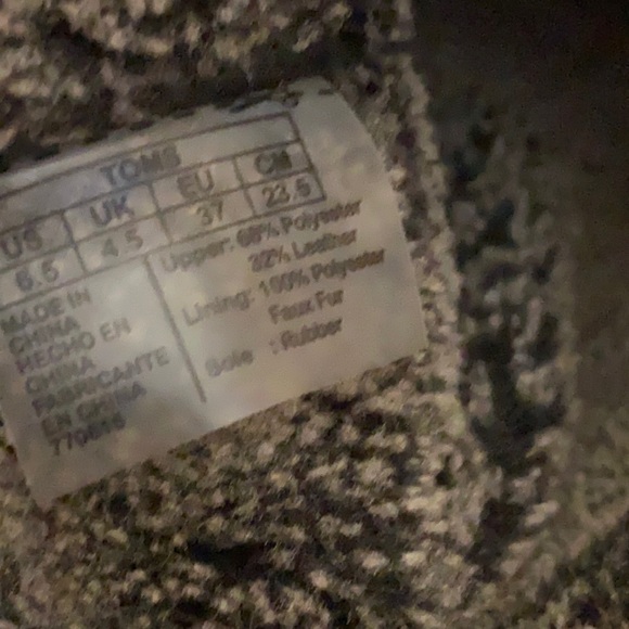 Toms Nepal Boots Cognac Suede Textile - Size 6.5 - Picture 6 of 6